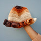 Pumpkin Spice | Ruffle Crochet Hat